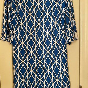 Blue and White Dress, Crown & Lvy brand, size XS